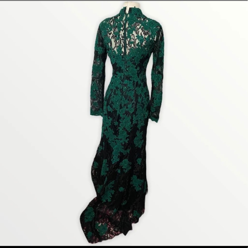 Alyce claudine green lace dress - Picture 6 of 10